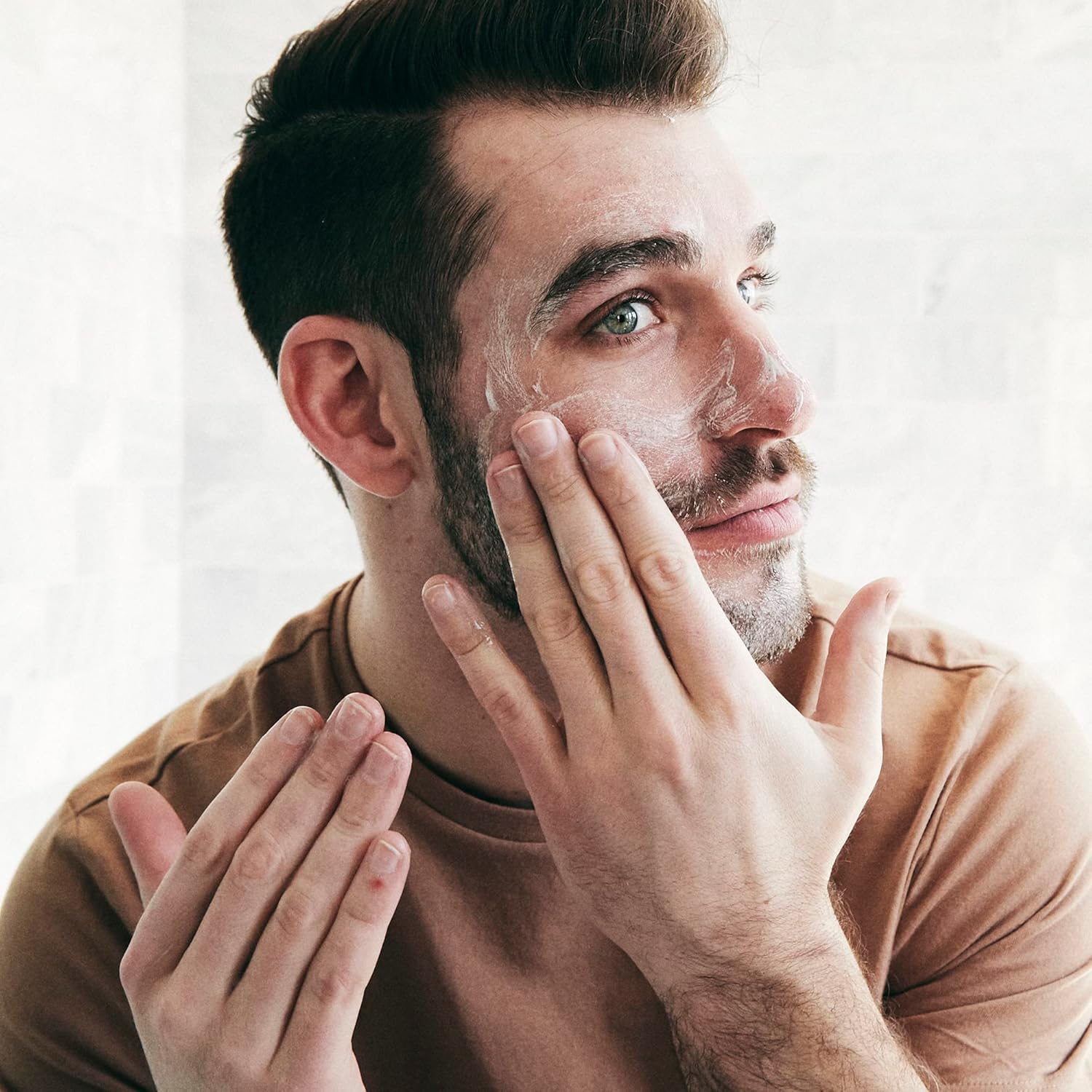 Brickell Men's Unscented Daily Face Moisturizer 4 Ounce Natural Organic Hyaluronic Acid Lotion - Image 3