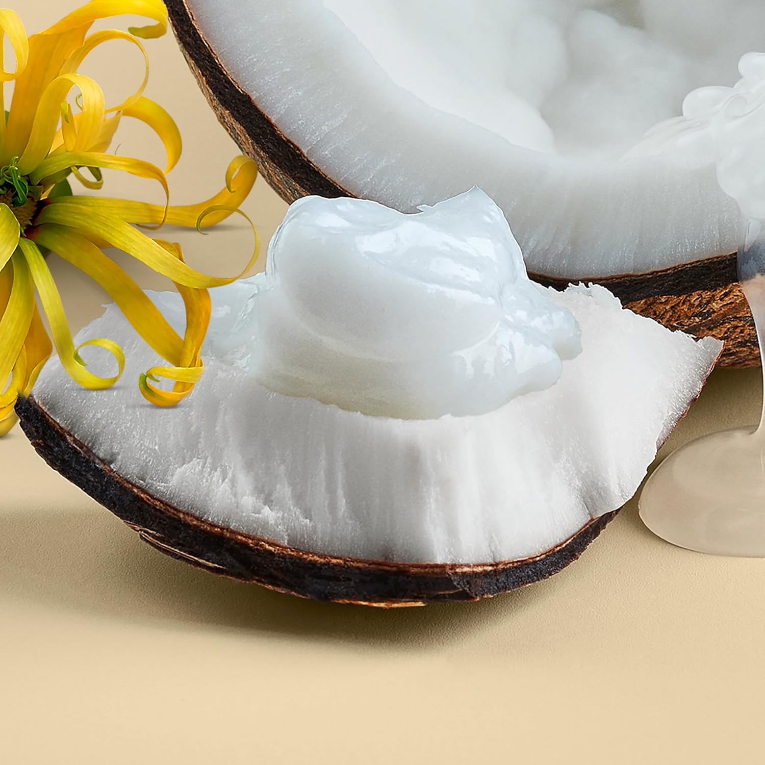 Love Beauty And Planet Conditioner, Hope and Repair for Split Ends, Dry & Damaged Hair Treatment with Coconut Oil & Ylang Ylang, 32.3 oz, Vegan, - Image 3