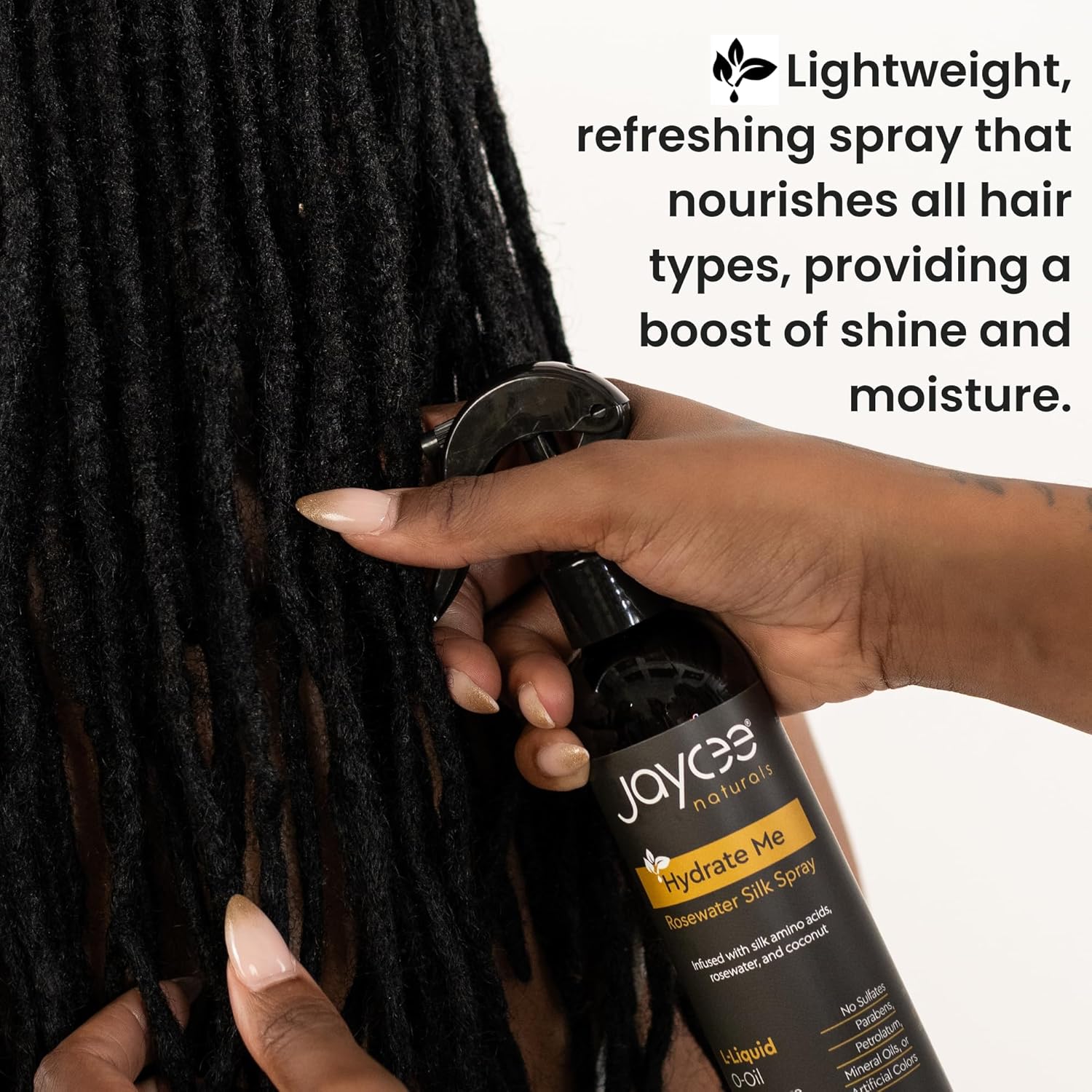 Loc Maintenance Bundle for all Locs and Textured Hair to Reset the Hair, Moisturize, and Protect with Clarifying Shampoo, Hydrating Rosewater Spray, and a Nourishing Lightweight Oil - Image 7