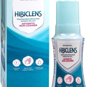 Hibiclens – Antimicrobial and Antiseptic Soap and Skin Cleanser – 8 oz with Foaming Pump – for Home and Hospital – 4% CHG