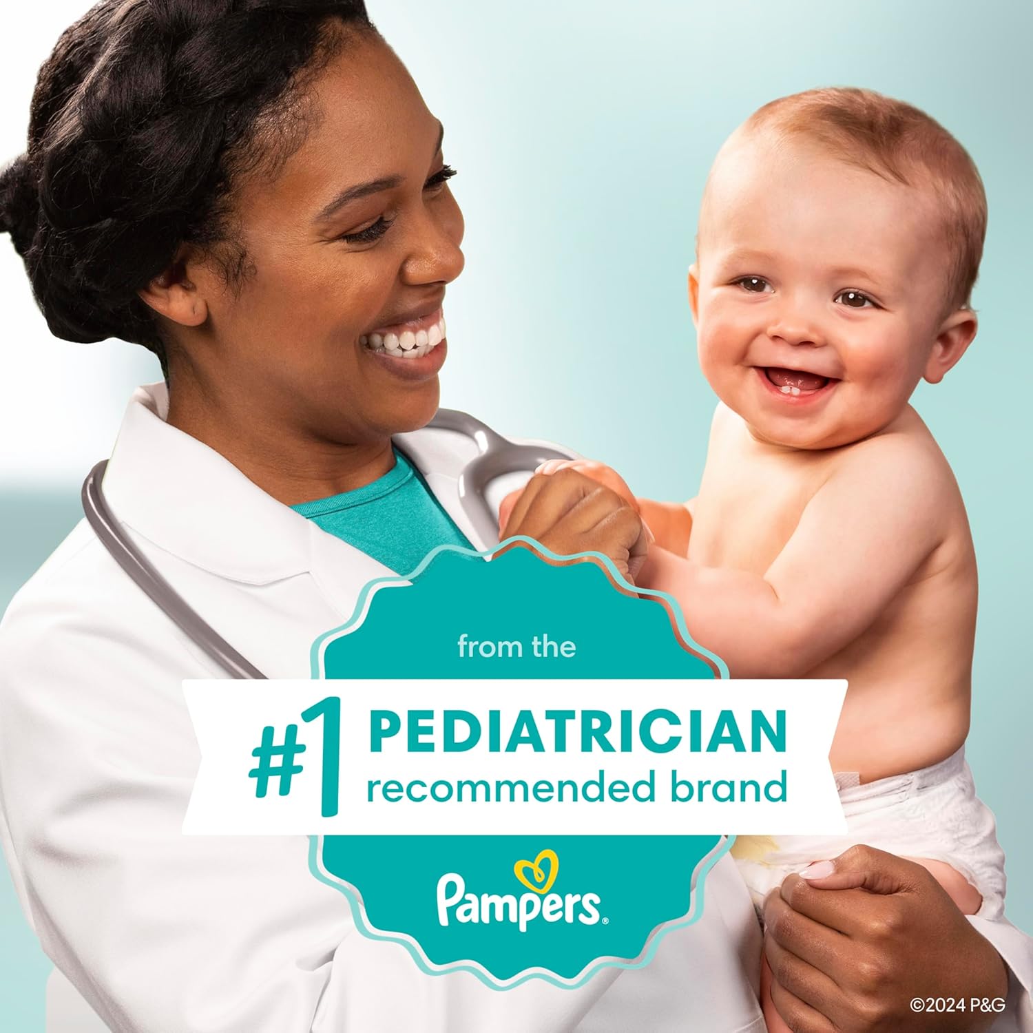 Pampers Cotton Blossom Scent Clean & Calm Baby Wipes 336 Count 6 Pop-Top Packs - Image 11