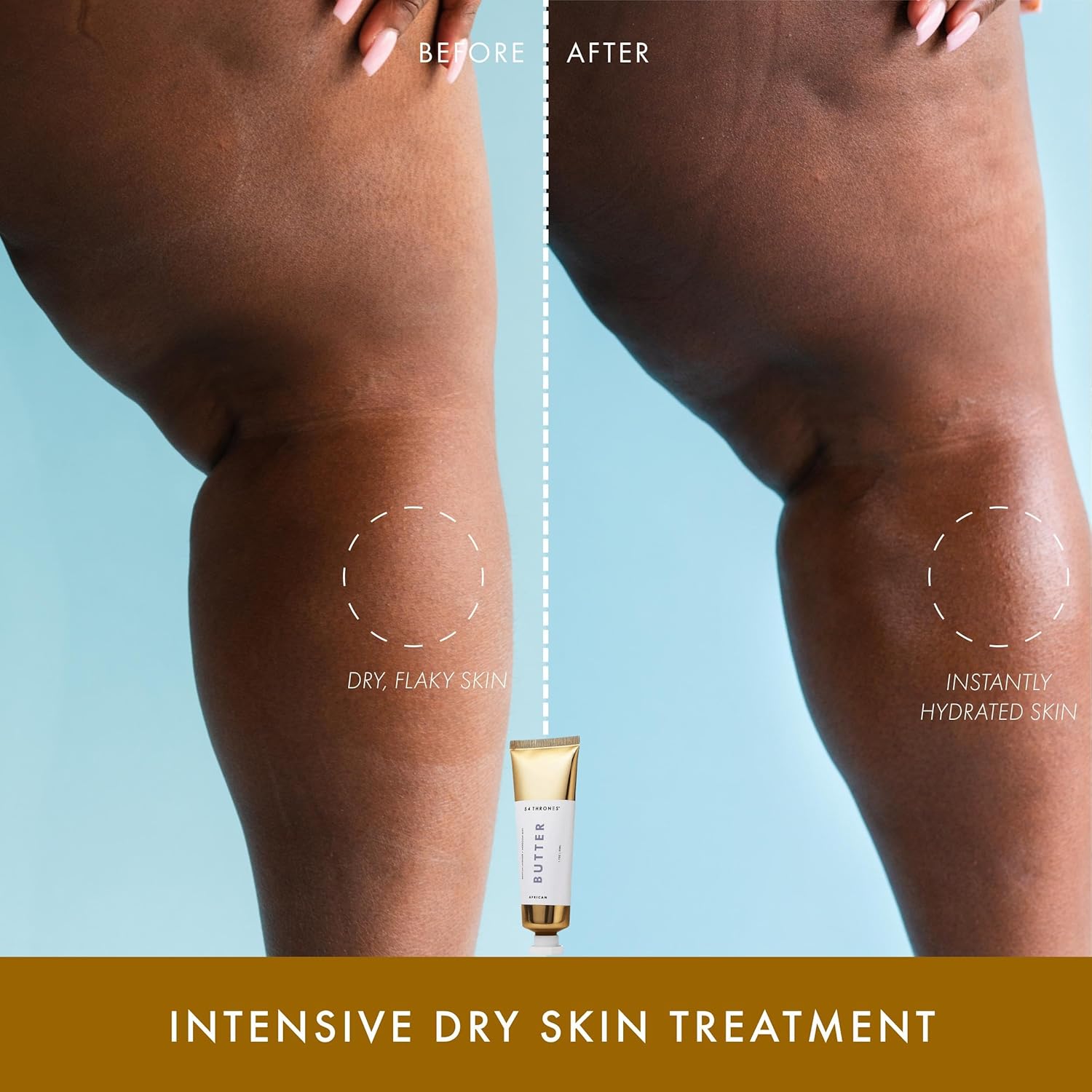 Mini African Beauty Shea Butter Intensive Dry Skin Moisturizing Body Balm for Women Egyptian Lavender Moroccan Mint - Image 3