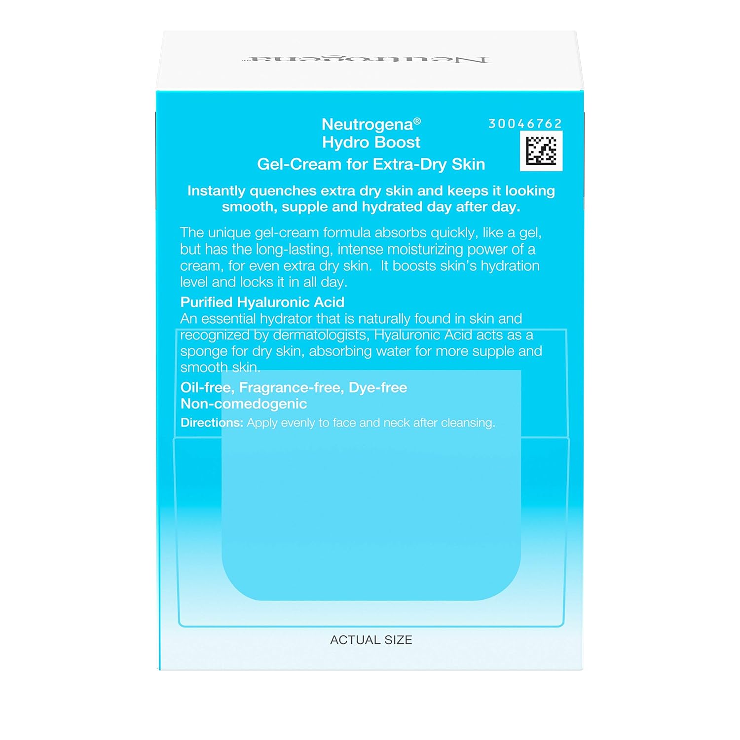Neutrogena Hydro Boost Water Gel Fragrance-Free Facial Moisturizer, 1.7 fl. oz, Hydro Boost Hydrating Facial Cleansing Gel with Hyaluronic Acid, 2 oz, Travel Size - Image 10