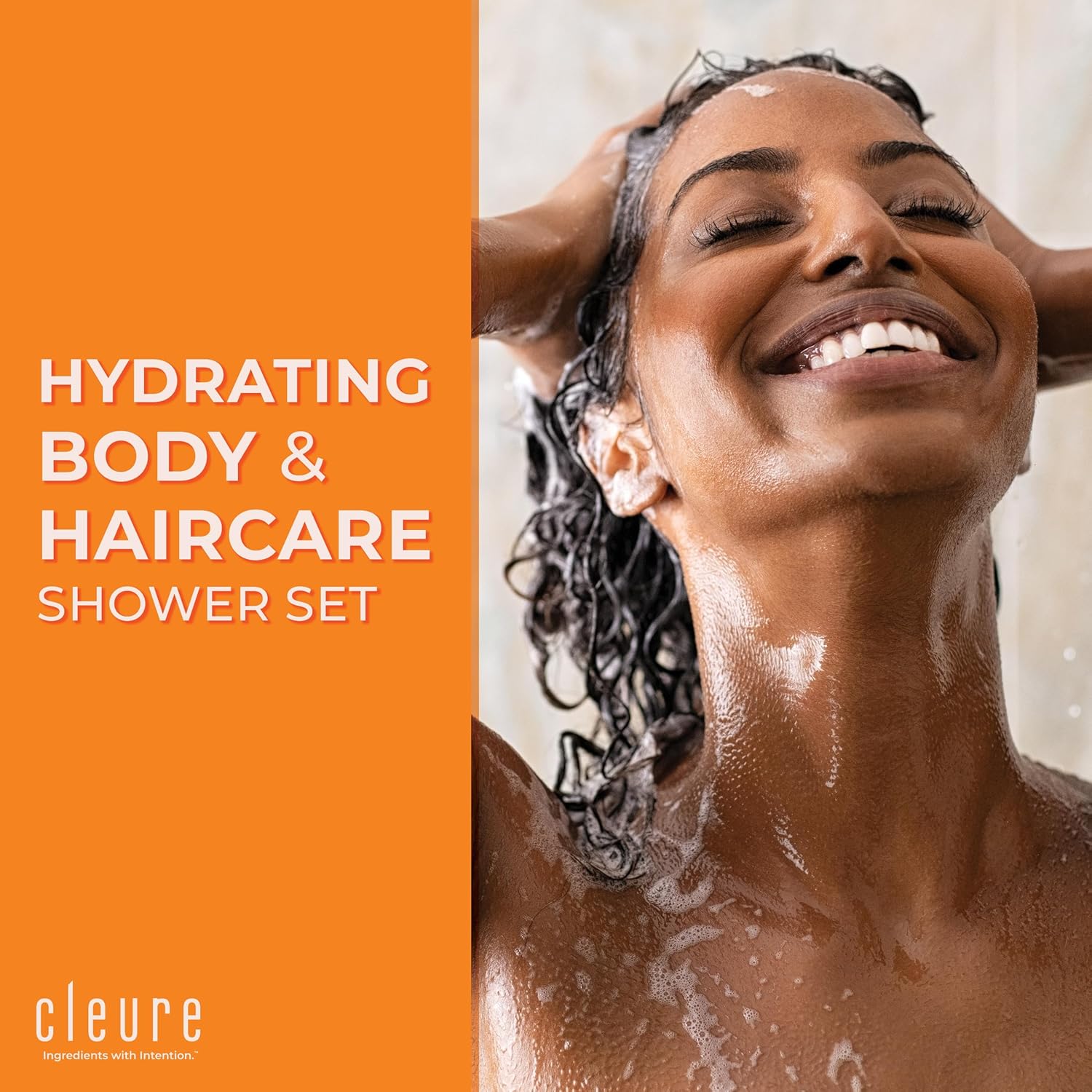 Cleure Fragrance-Free Gentle 3-Piece Body Wash Shampoo Conditioner Set 12 oz - Image 4