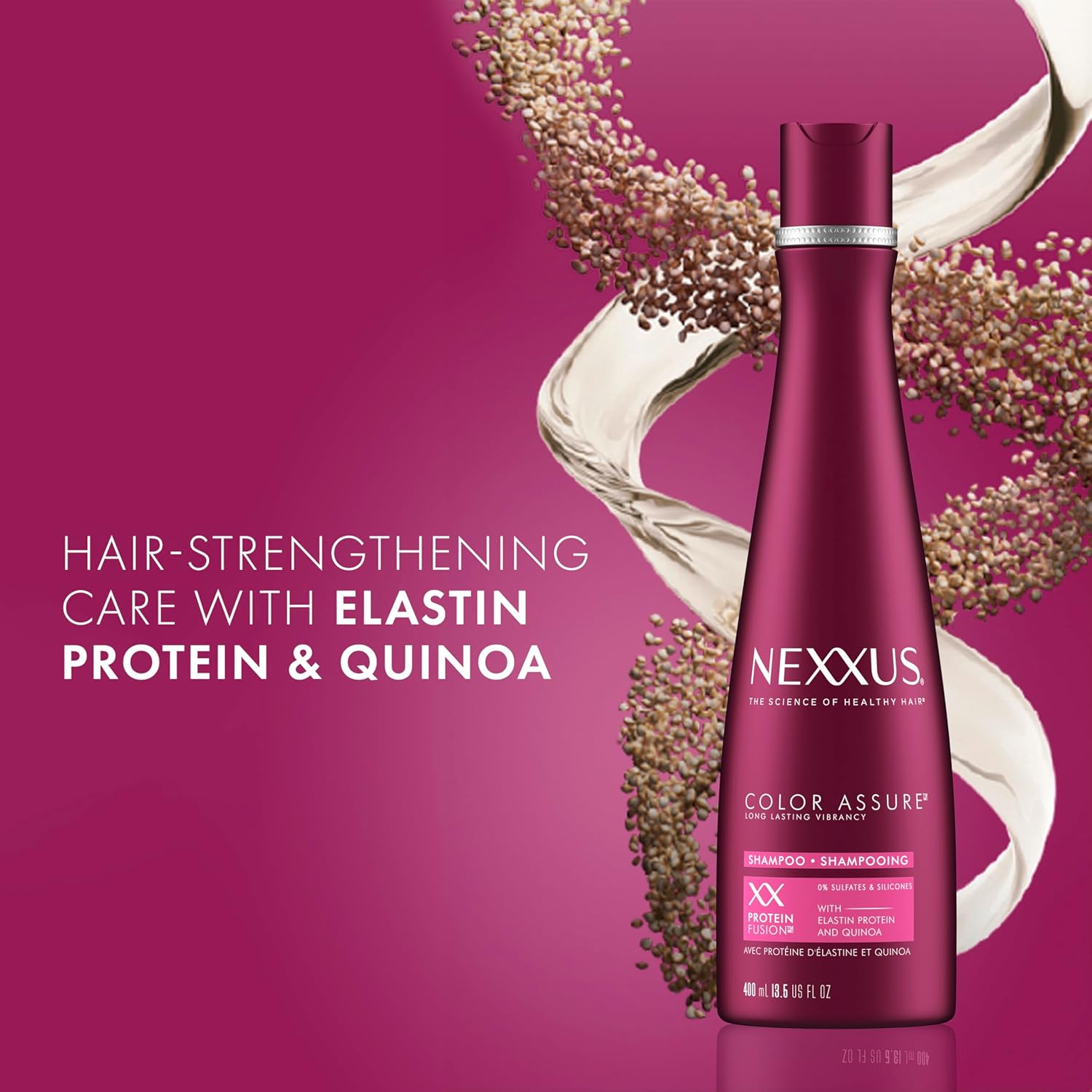 Nexxus Hair Color Assure Conditioner with ProteinFusion, For Colored Treated Hair Color Conditioner 13.5 oz - Image 3