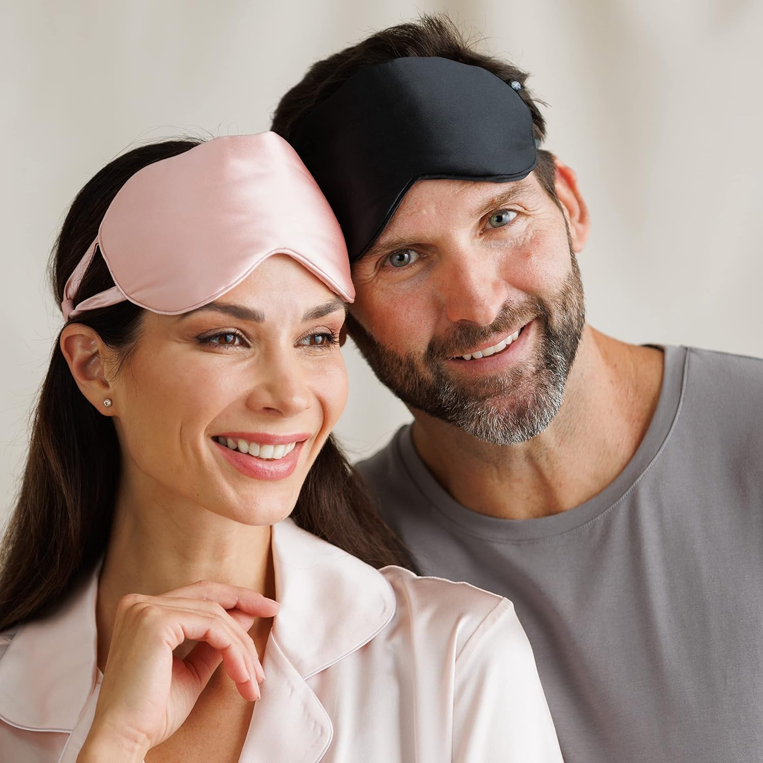 Fishers Finery 25 Momme 100% Mulberry Silk Therapeutic Sleep Mask (Blue) - Image 5