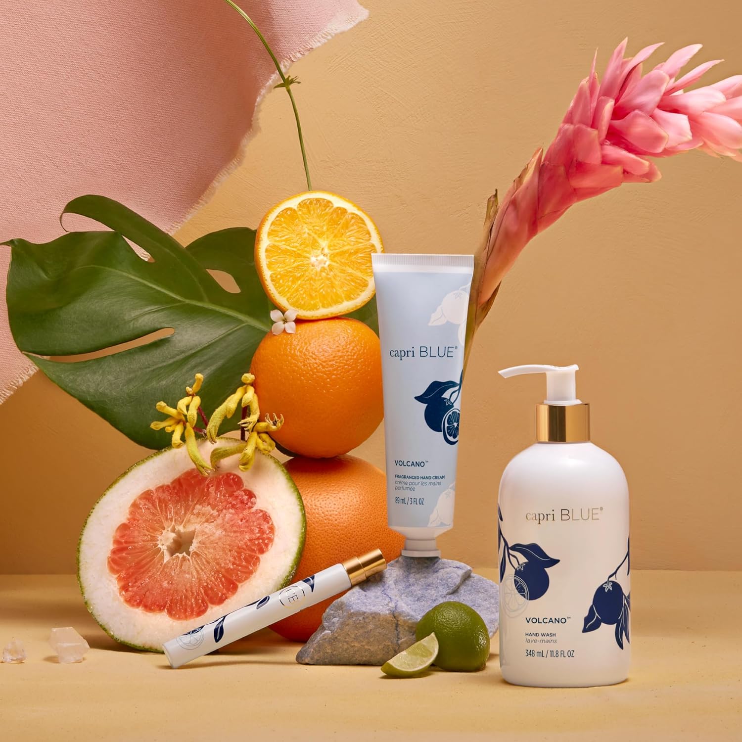 Capri Blue Moisturizing Hand Cream Travel Size – Flora Edit Collection – Nourishing Hand Cream for Dry Cracked Hands with Jojoba Oil & Shea Butter – Purse Essentials for Skin Care (Volcano, 3 oz) - Image 5