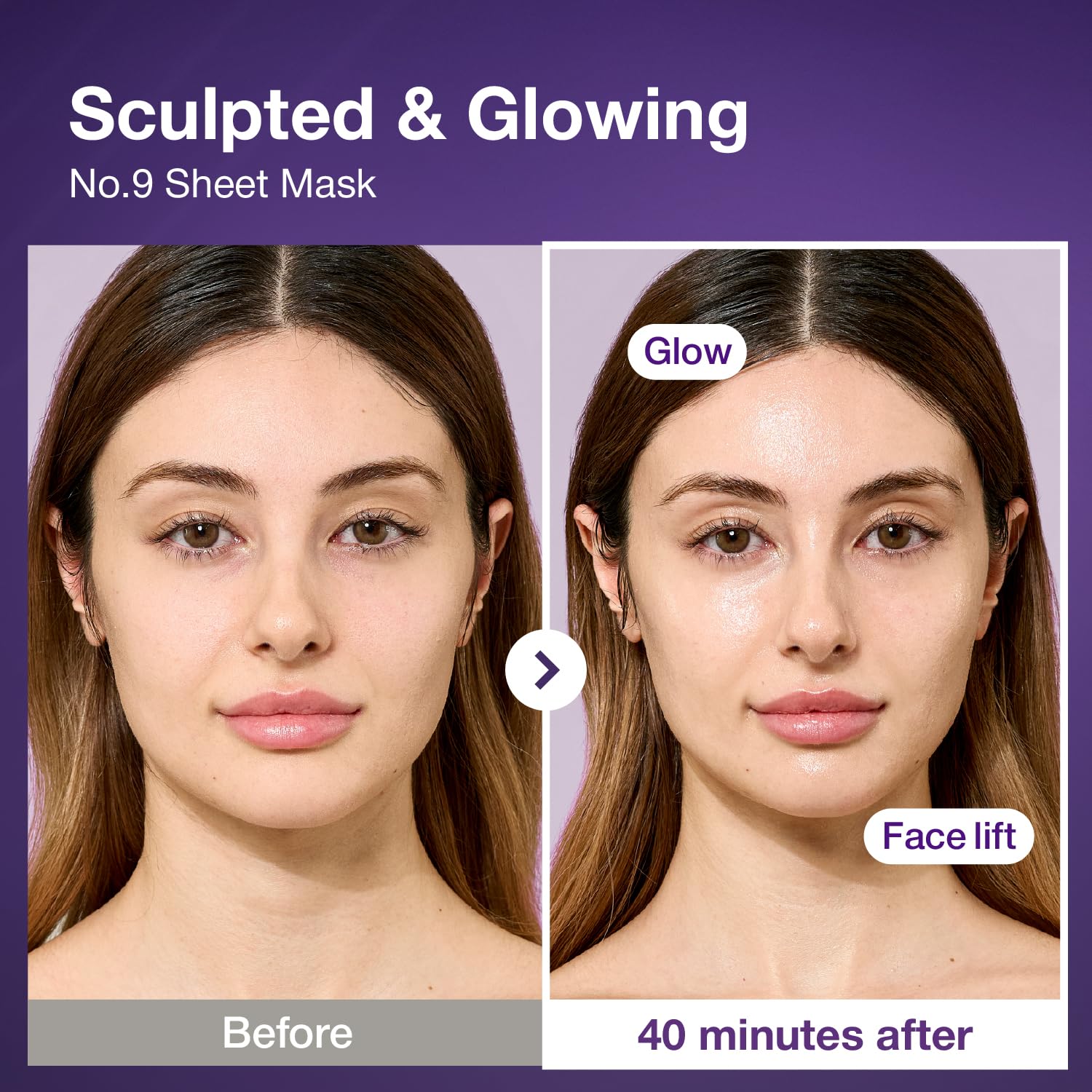 Numbuzin No.9 Lifting Band Sheet Mask for Jawline, Jowls, and Wrinkles | 4 Sheets - Image 2