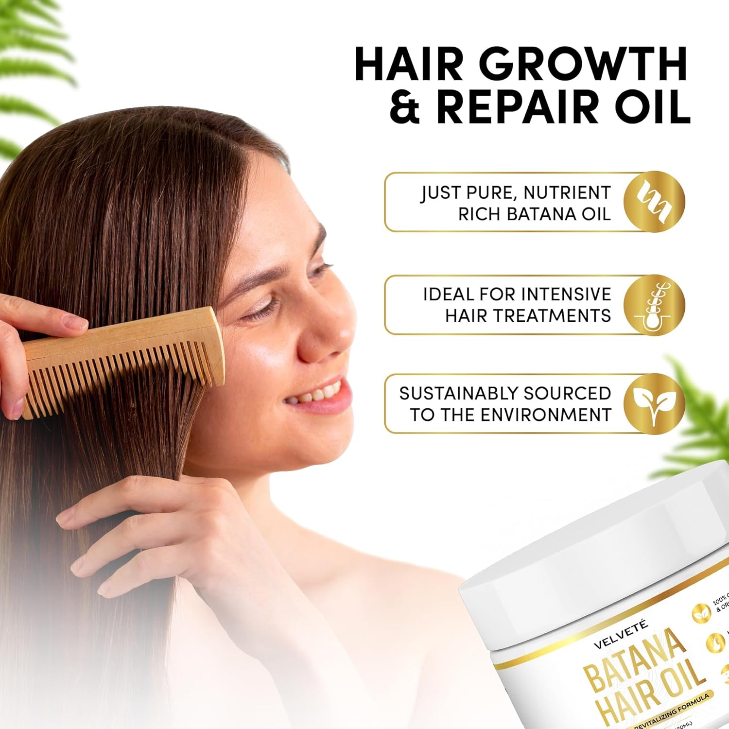 Raw & Pure Batana Oil 4.23 Oz for Natural Hair Growth and Strength - Image 3