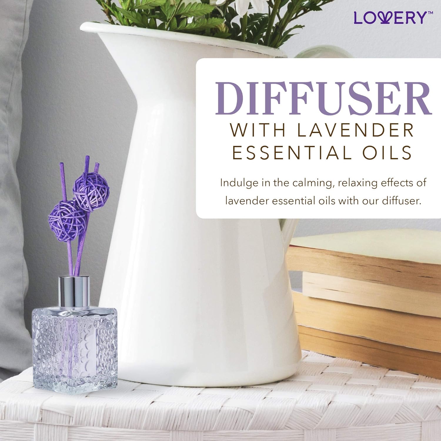 13 Piece Honey Lavender Spa Gift Basket for Her or Him with Essential Oil Diffuser - Image 3
