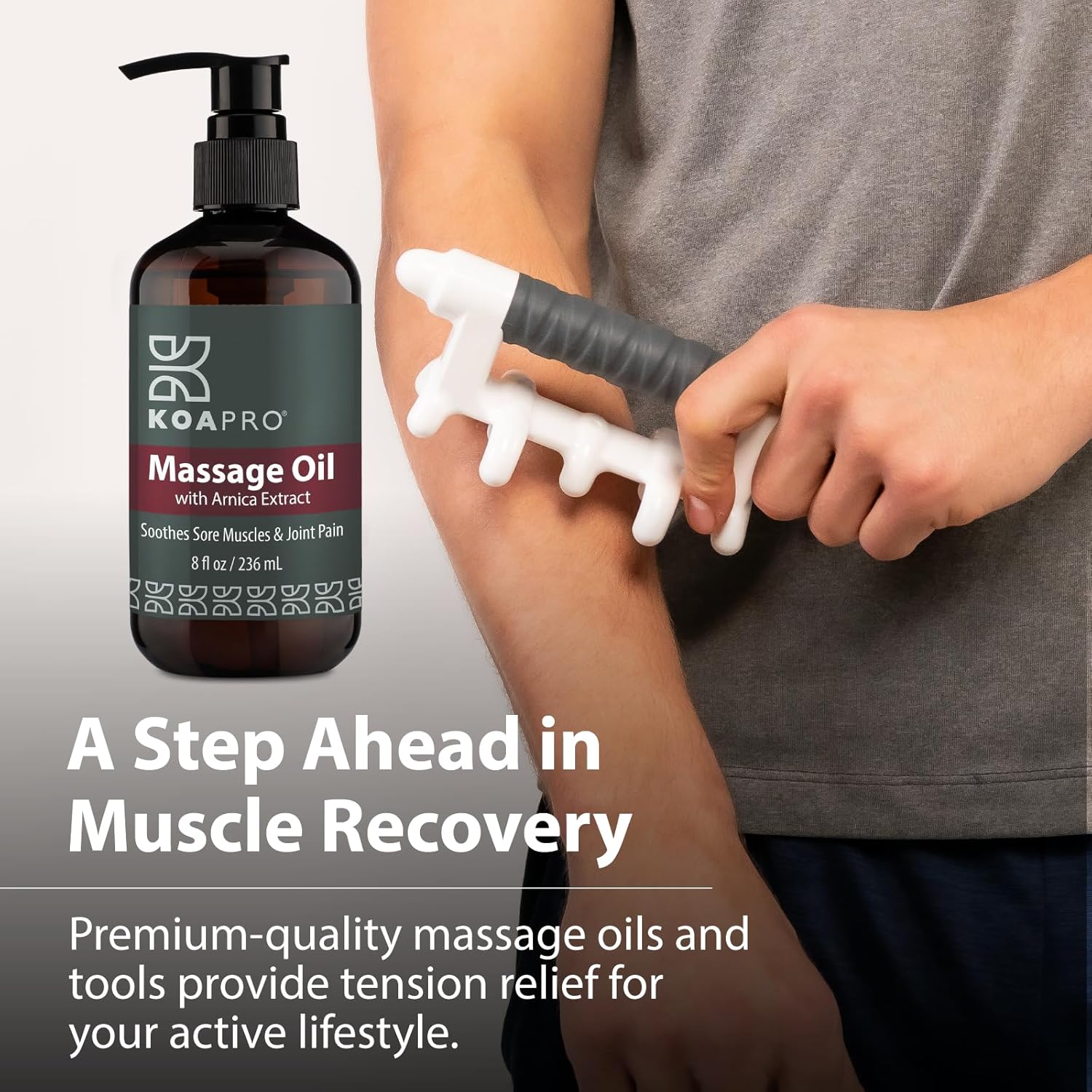 KOAPro Lavender & Arnica Muscle Relax & Pain Relief Massage Oil 2 Pack 8 Fl Oz - Image 4