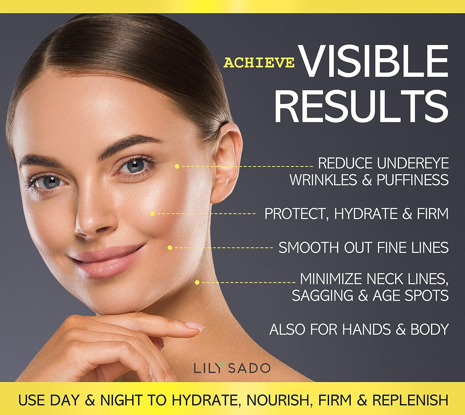 LILY SADO MILK+MANUKA™ Coconut Milk and Manuka Honey Natural Face Moisturizer - Non Greasy Organic Facial Cream with Cocoa Butter and Gotu Kola - Amazing Anti-aging Formula - Image 3
