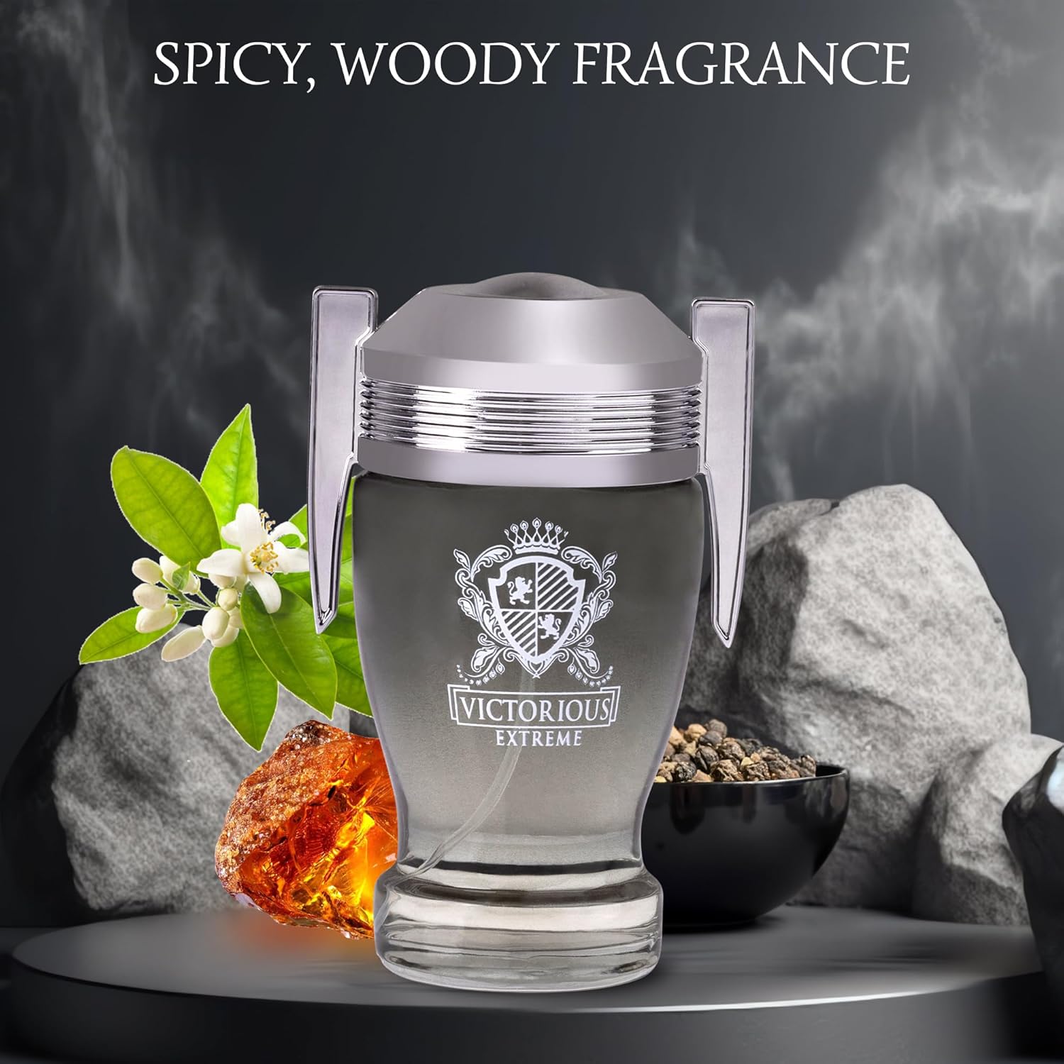 Victorious Extreme for Men Eau De Toilette - Formulated Using the Finest, Prime Ingredients - Fruity, Salty Fragrance - Black pepper & Fresh Orange Blossom - Packaged in a 100% Recycled Paper - Image 2