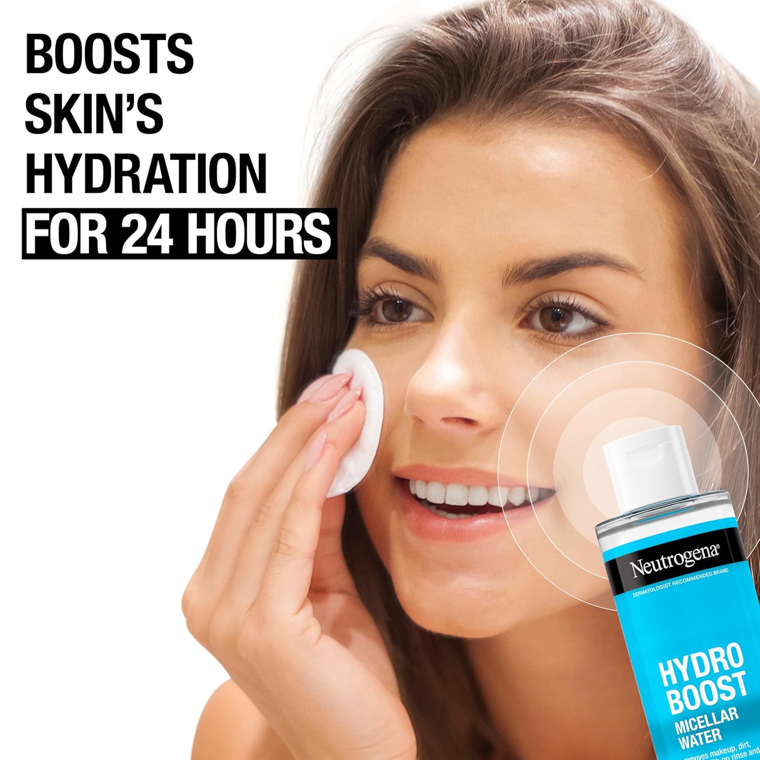 Neutrogena Hydro Boost Micellar Water 13.5oz for Sensitive Skin Hyaluronic Acid - Image 3