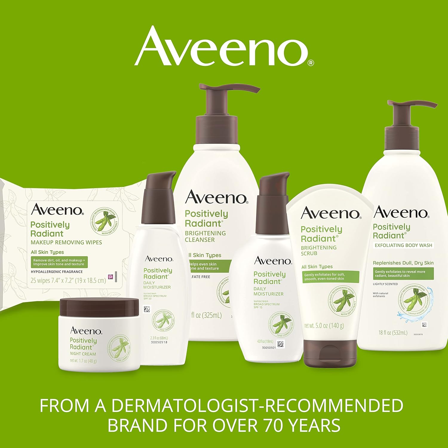 Aveeno Positively Radiant SPF 30 Face Moisturizer 2.3 oz Oil-Free Hydrating Formula - Image 5
