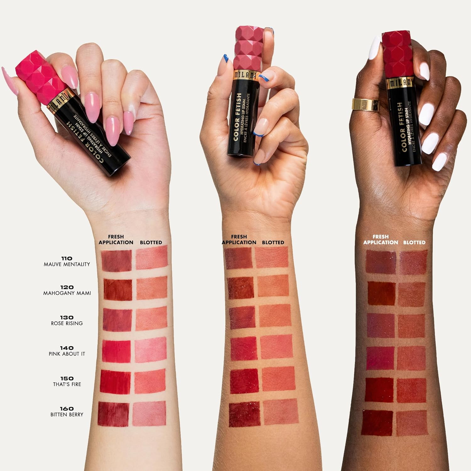 Milani Color Fetish Lip Stain Mauve Mentality 0.13 oz Long-Lasting Finish - Image 3