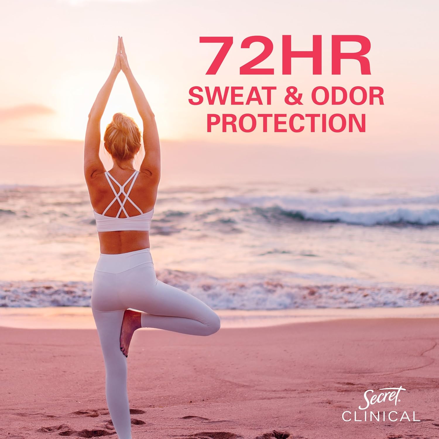 Secret Clinical Strength Antiperspirant Deodorant for Women, 3X Stress Protection, 72hr Sweat & Odor Protection, Pro-Hyaluronic Acid, Invisible Solid, Strawberry Summer Fizz Scent, 1.6 oz - Image 9