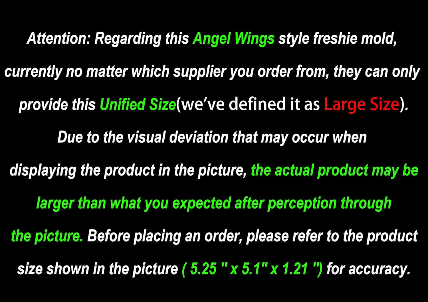 Angel Wings Car Freshie Mold, Candle Making Epoxy Resin Mould, Soap Silicone Molds for Aroma Beads Mould-Oven Safe【Upgraded Soft Material】- XL Size - Image 6