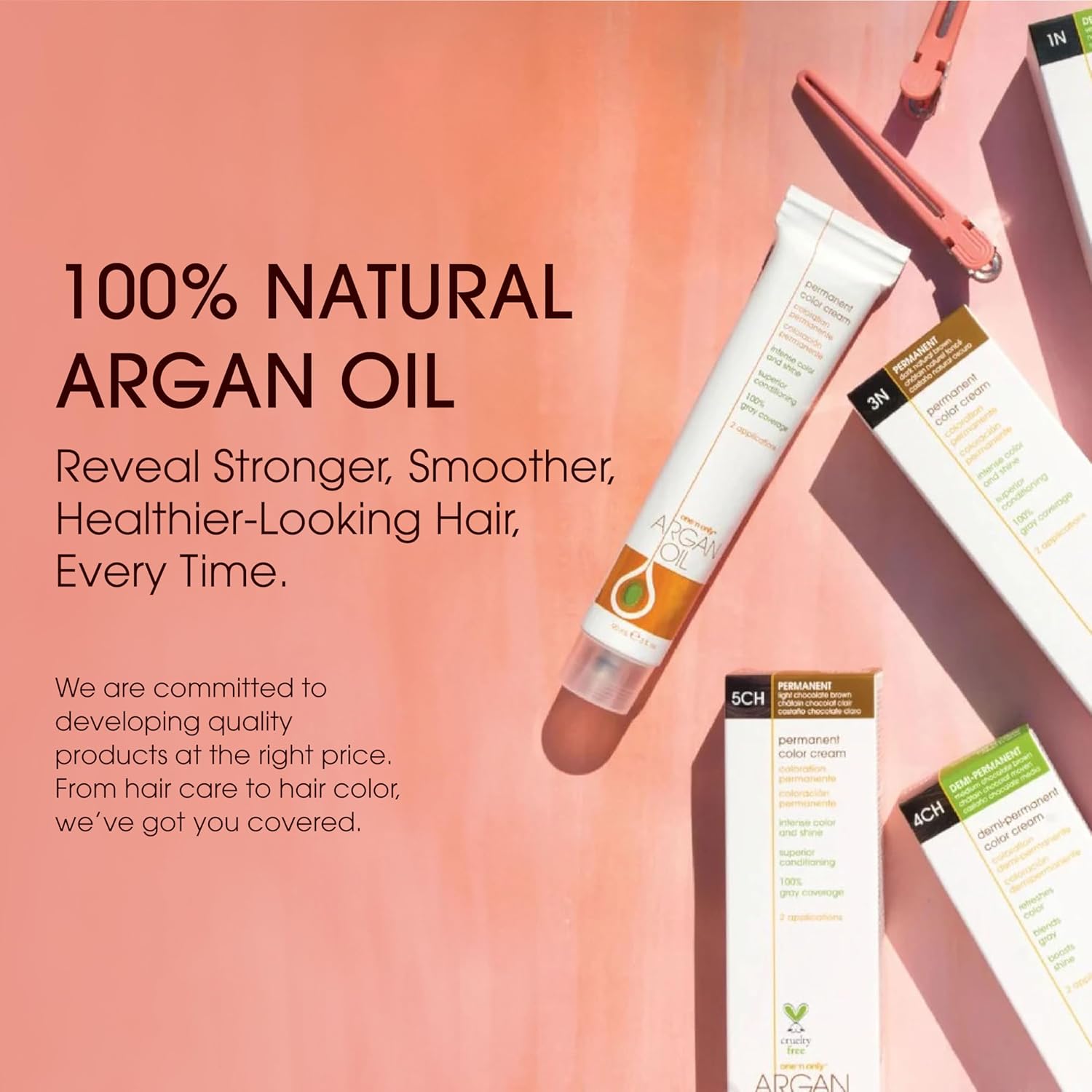 One N' Only Hair Color Developer 30 - Hair Developer for Intensely Rich, Luminous Color - Enriched with Argan Oil to Condition Hair & Add Shine - Contains 9% Hydrogen Peroxide (6 oz) - Image 4