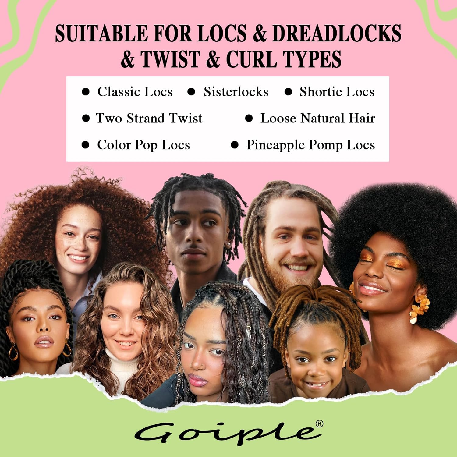 Rose Spray for Hair Loc Rose Water Hair Scalp Moisturizer- 2 in 1 Deep Clean & Conditioner Apple Cider Vinegar Shampoo, Briad Shampoo For Dreadlocks, Locs, Twist, Foam Sulfate Free for Curly Hair 3PCS - Image 7