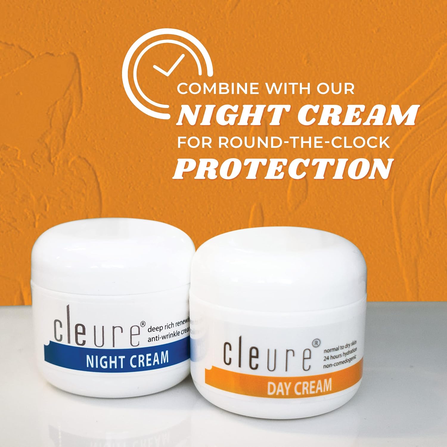 Cleure Fragrance-Free Sensitive Skin Day Cream & Facial Moisturizer Set, 2 oz each - Image 7