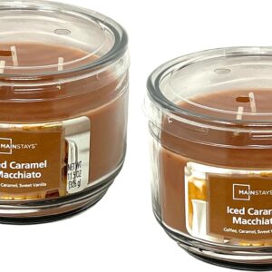 Mainstays 11.5oz Scented Candle 2-Pack (Iced Caramel Macchiato)