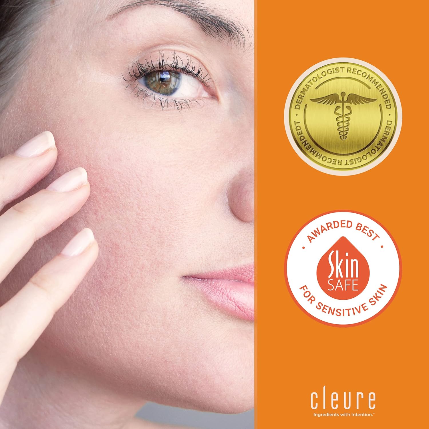 Cleure Fragrance-Free Sensitive Skin Day Cream & Facial Moisturizer Set, 2 oz each - Image 6