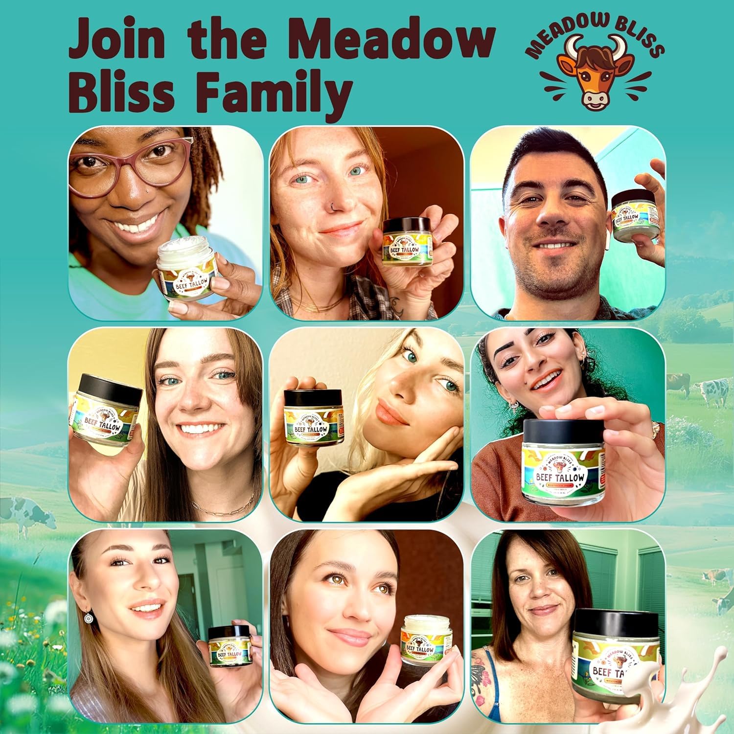 Beef Tallow for Skin - Moisturizer Cream - 100% Grass Fed - Whipped Beef Tallow - Organic Jojoba Oil - Organic Shea Butter - Supports Eczema, Rosacea+ - Made in USA - Citrus Breeze - 4 oz - Image 5