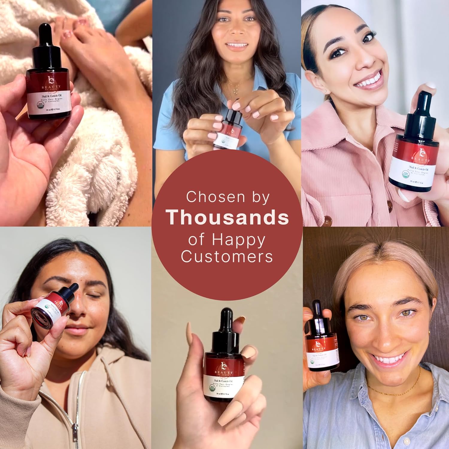 Organic Nail and Cuticle Oil - USA Made Nail Oil for Growth & Strength with Jojoba and Vitamin E, Repair for Damaged Nails & Cuticle Softener made with Natural Ingredients, Nails Care Products - Image 5