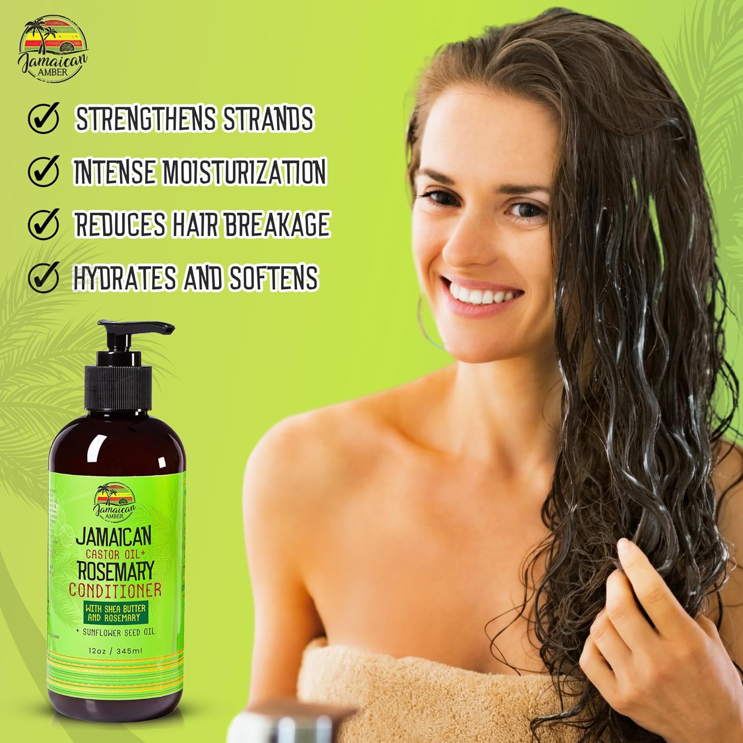 Rosemary Leave In Conditioner 8 fl oz Moisturizing Formula with Castor Oil and Shea Butter - Image 5