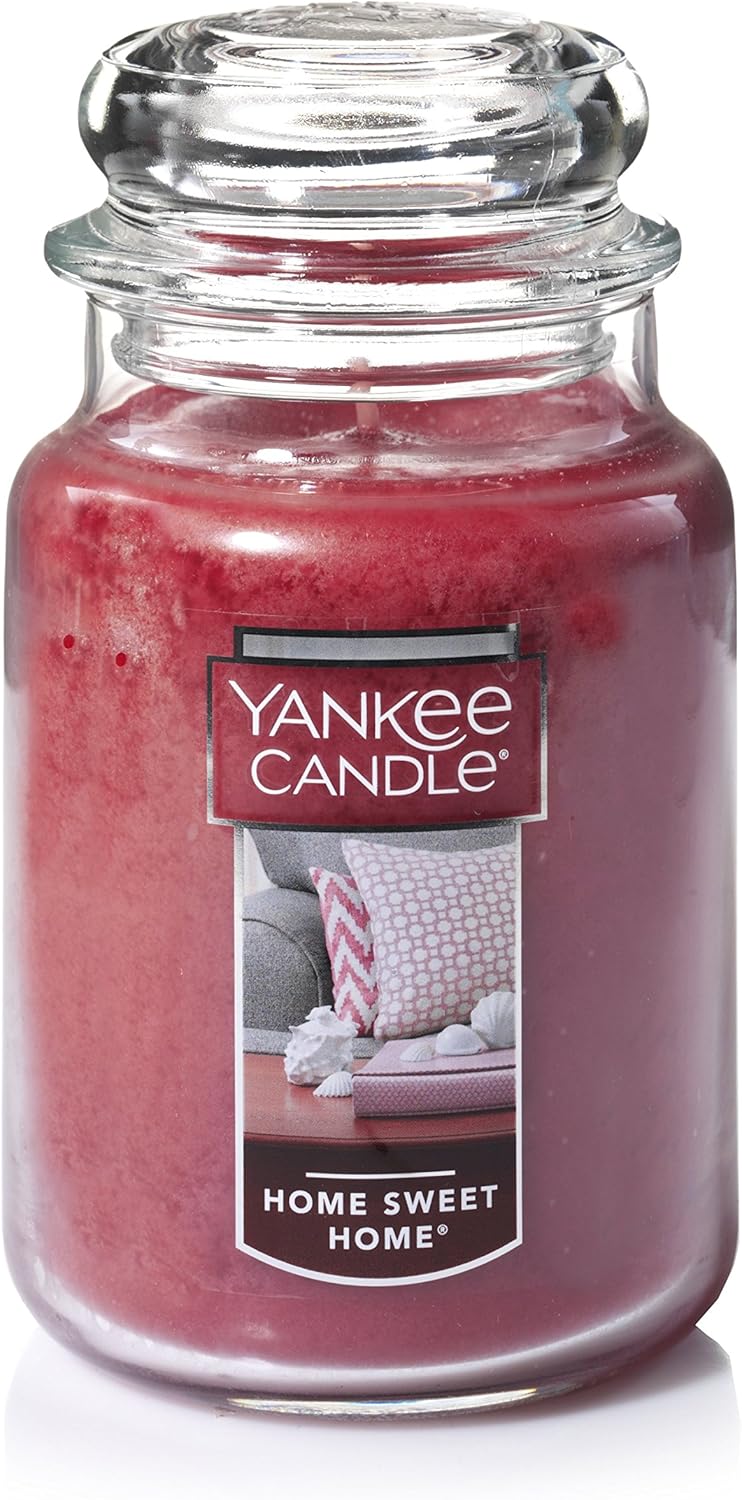 Yankee Candle Large Jar Scented Candles Set Salted Caramel & Home Sweet Home 22oz - Image 3