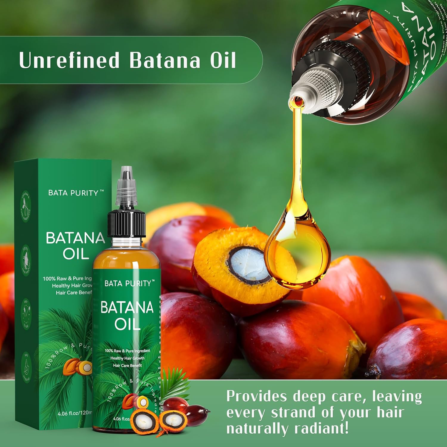 Organic Batana Oil from Honduras for Hair Growth, 4.06 Fl Oz, Controls Frizz - Image 9