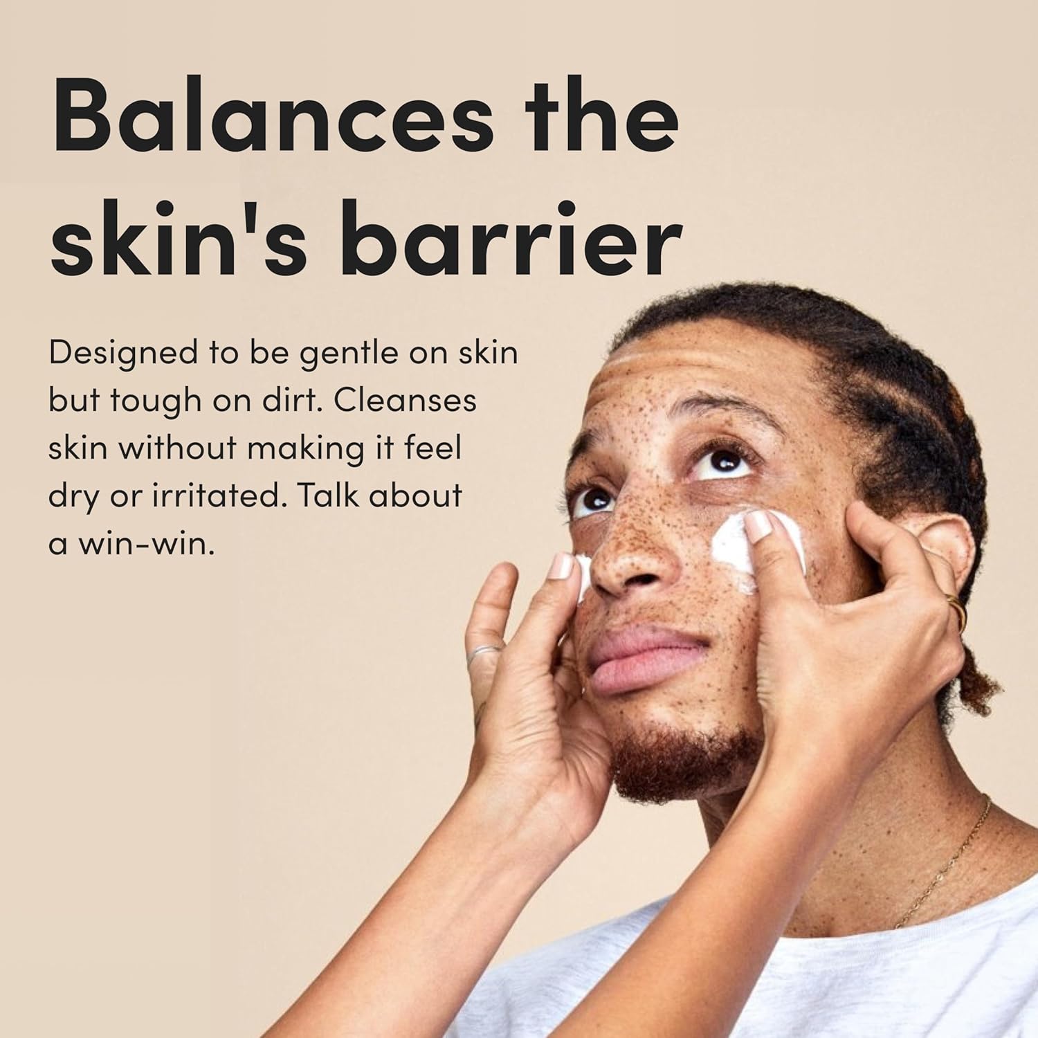 hims High Tide Hydrating Daily Cleanser for Men - Gentle Face Cleanser with Hyaluronic Acid, Squalane and Green Tea Extract - Lemongrass Field Scent - Image 4