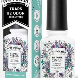Poo-Pourri Before-You-Go Toilet Spray, Lavender Peppermint, 2 Fl Oz - Lavender, Peppermint and Citrus
