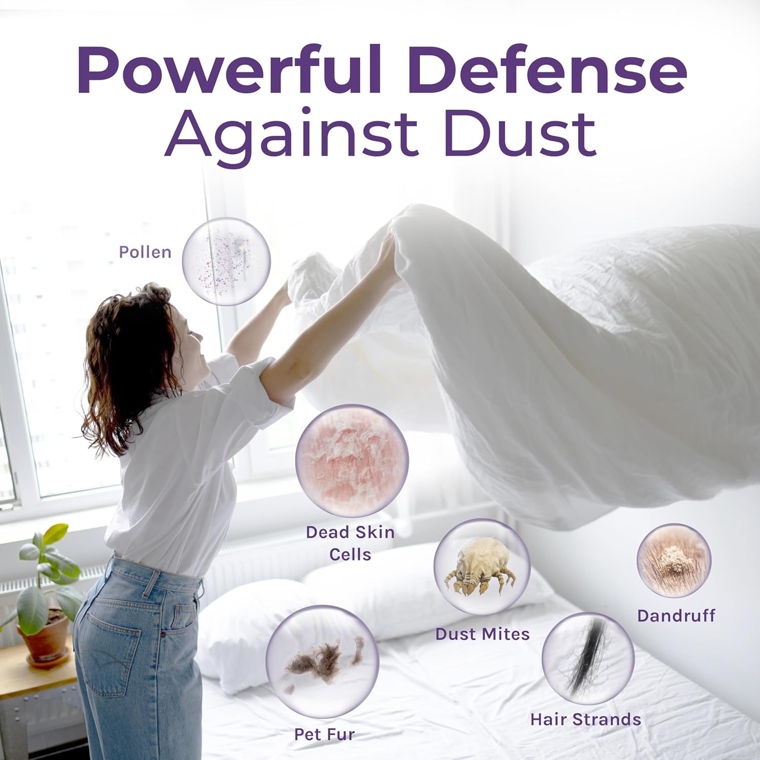 24oz Unscented Eco-Friendly Dust Mite Spray Safe for Pets Children - Image 5
