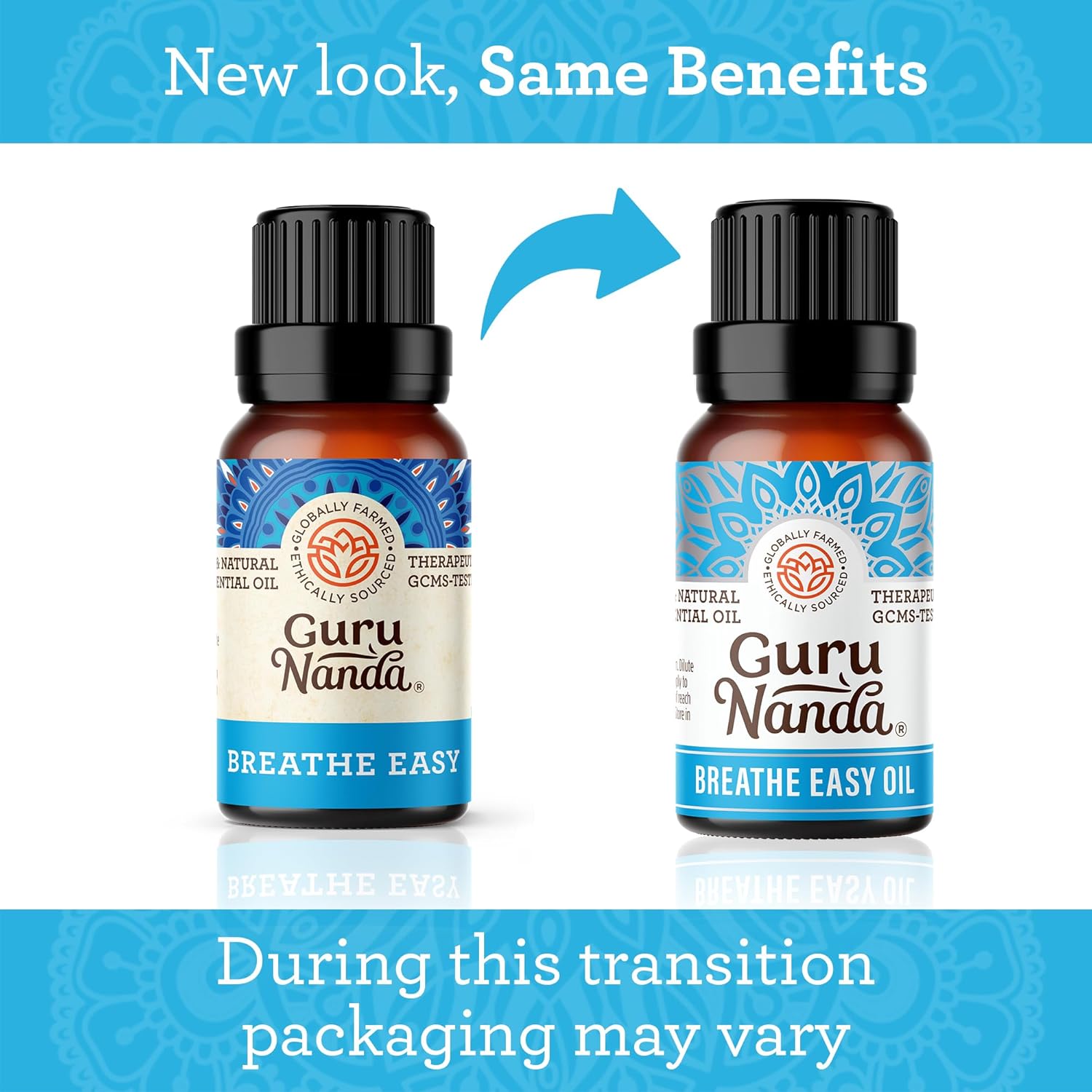 GuruNanda Breathe Easy Essential Oil - Nasal Congestion Relief with Pure Eucalyptus, Aromatherapy Blend for Healthy Breathing (15 ml) - Image 2