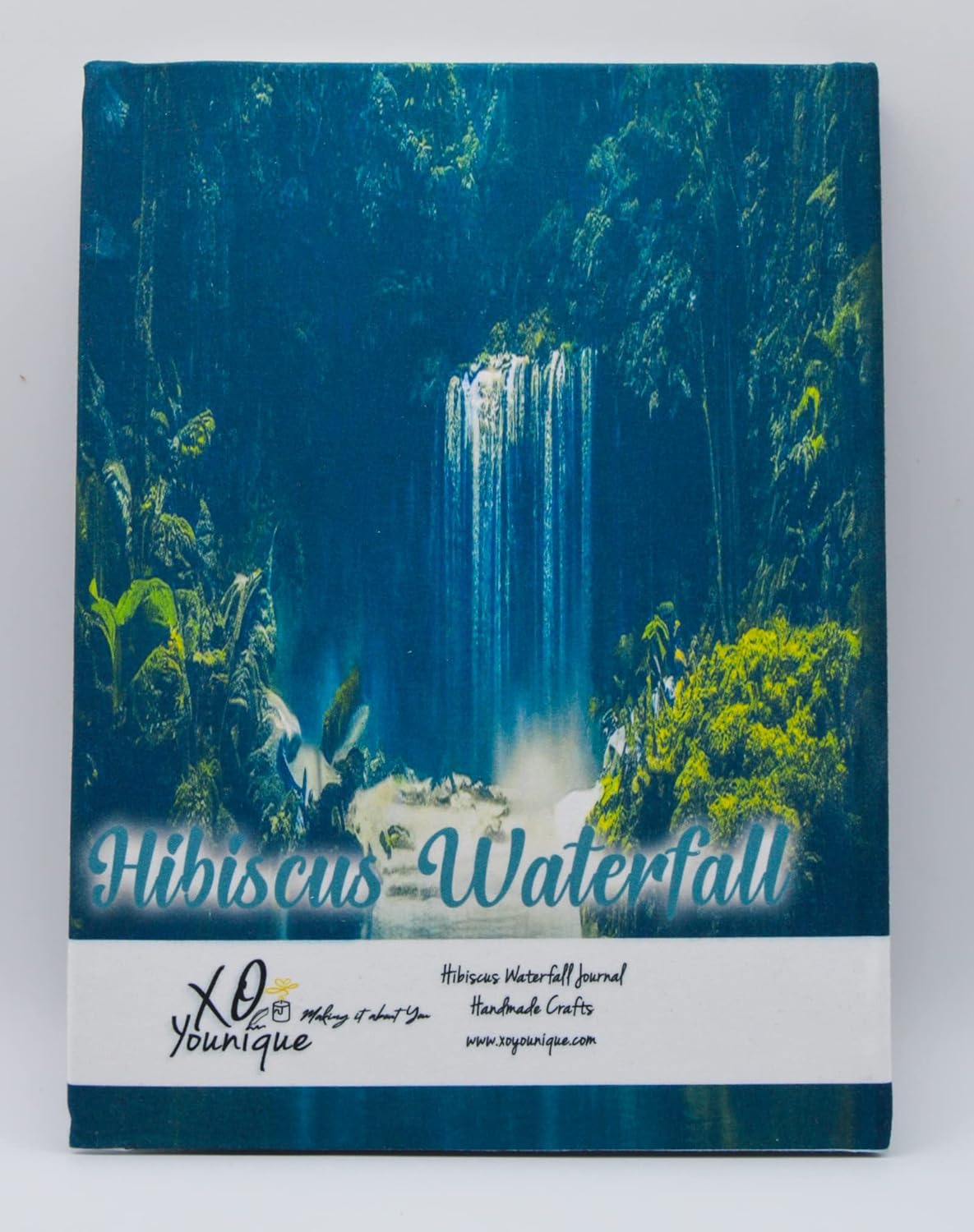 Hibiscus Waterfall Scented Candle, Wax Melts, and Hardcover Journal Set Bundle 12oz Candle - Image 7