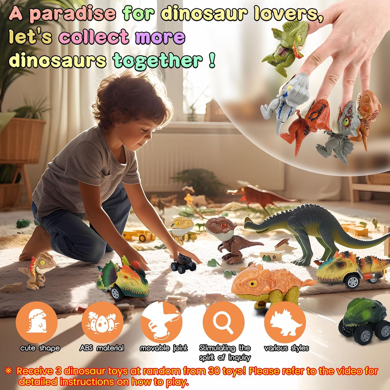 Dinosaur Bath Bomb Set for Kids – 9 Handmade Fizzing Bombs with Surprise Toys + 3 Bonus Toys, Gift Set for Birthday Party, Christmas, Children's Day, Unique Gift Ideas for Boys & Girls - Image 3