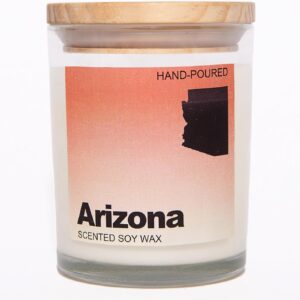 Arizona Gifts, Arizona Souvenirs & Gifts, Home Sick Jasmine Scented Candle, Natural Soy Wax & Natural Essential Oils