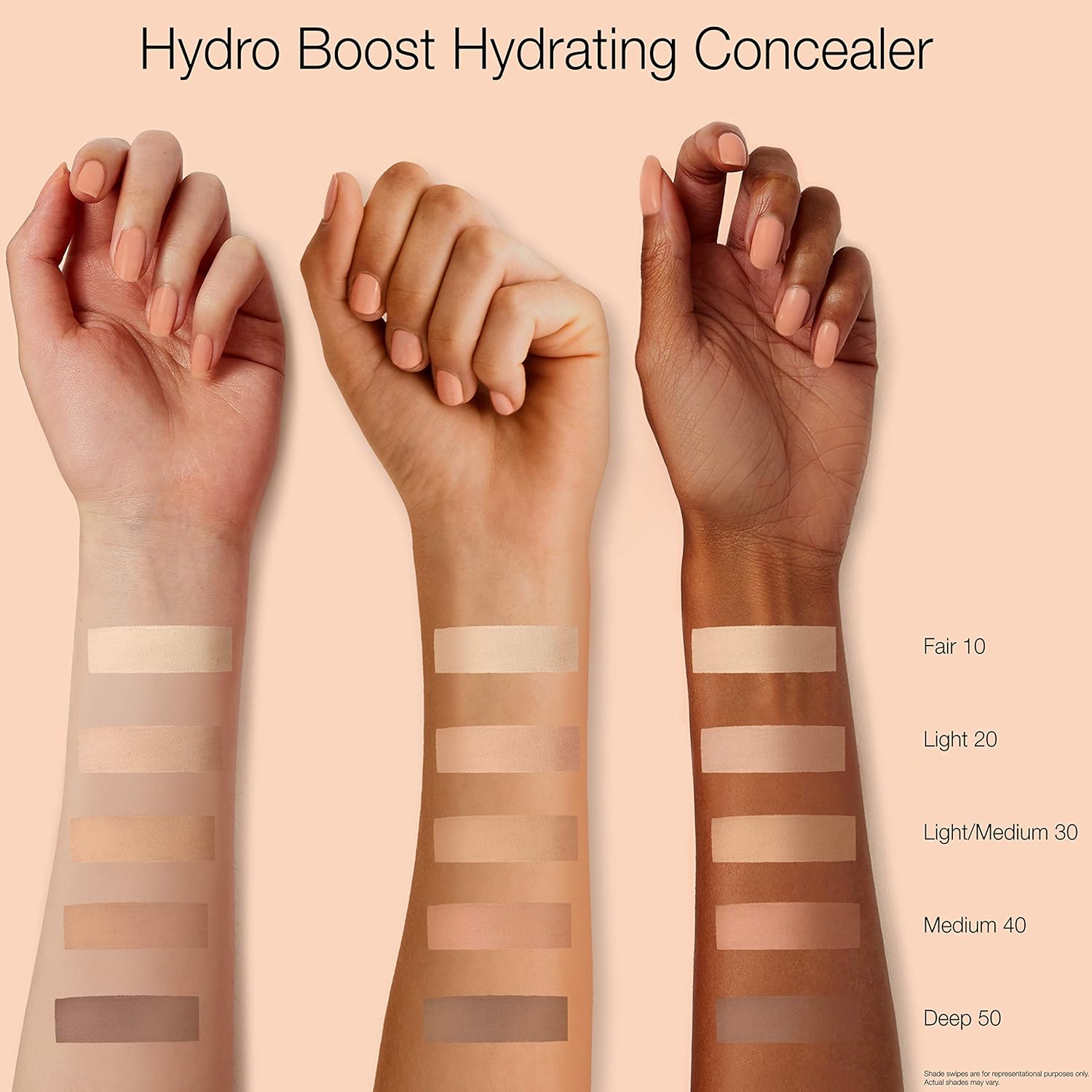 Neutrogena Hydro Boost Hydrating Concealer Stick for Dry Skin, Oil-Free, Lightweight, Non-Greasy and Non-Comedogenic Cover-Up Makeup with Hyaluronic Acid, 40 Medium, 0.12 Oz - Image 6