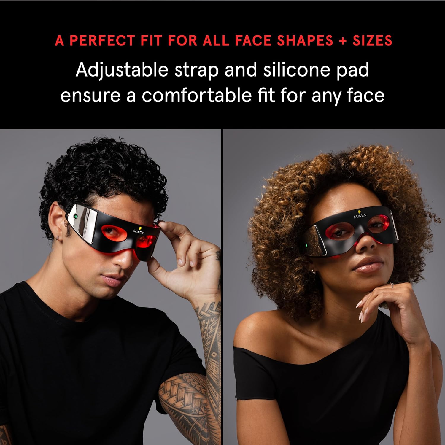 Luminator LED Eye Mask for Men and Women Skincare - Anti-Aging, Boost Collagen, Reduce Dark Circles & Wrinkles, Red Light Therapy for Under-Eye Treatment & Rejuvenation - Only 3 Minutes a Day - Image 6