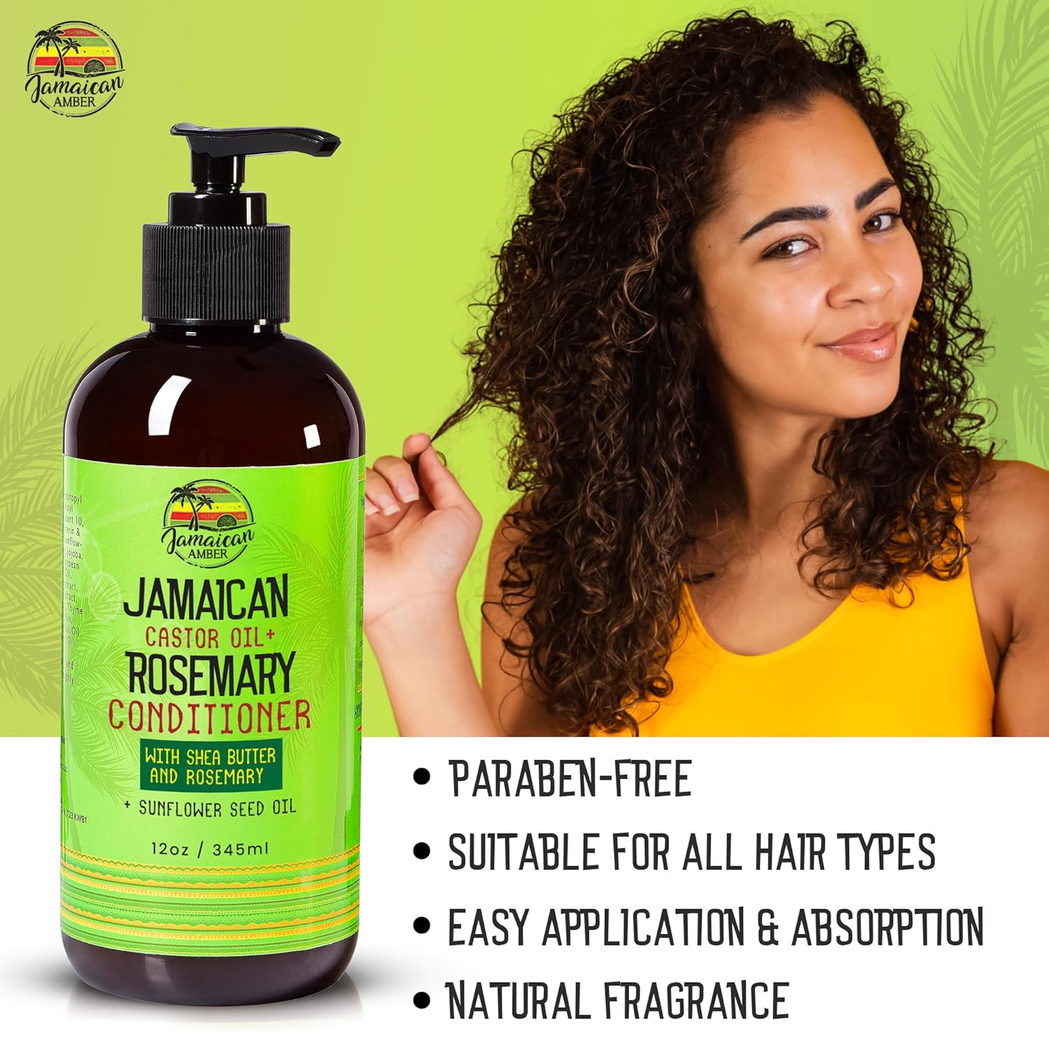 Rosemary Leave In Conditioner 8 fl oz Moisturizing Formula with Castor Oil and Shea Butter - Image 7