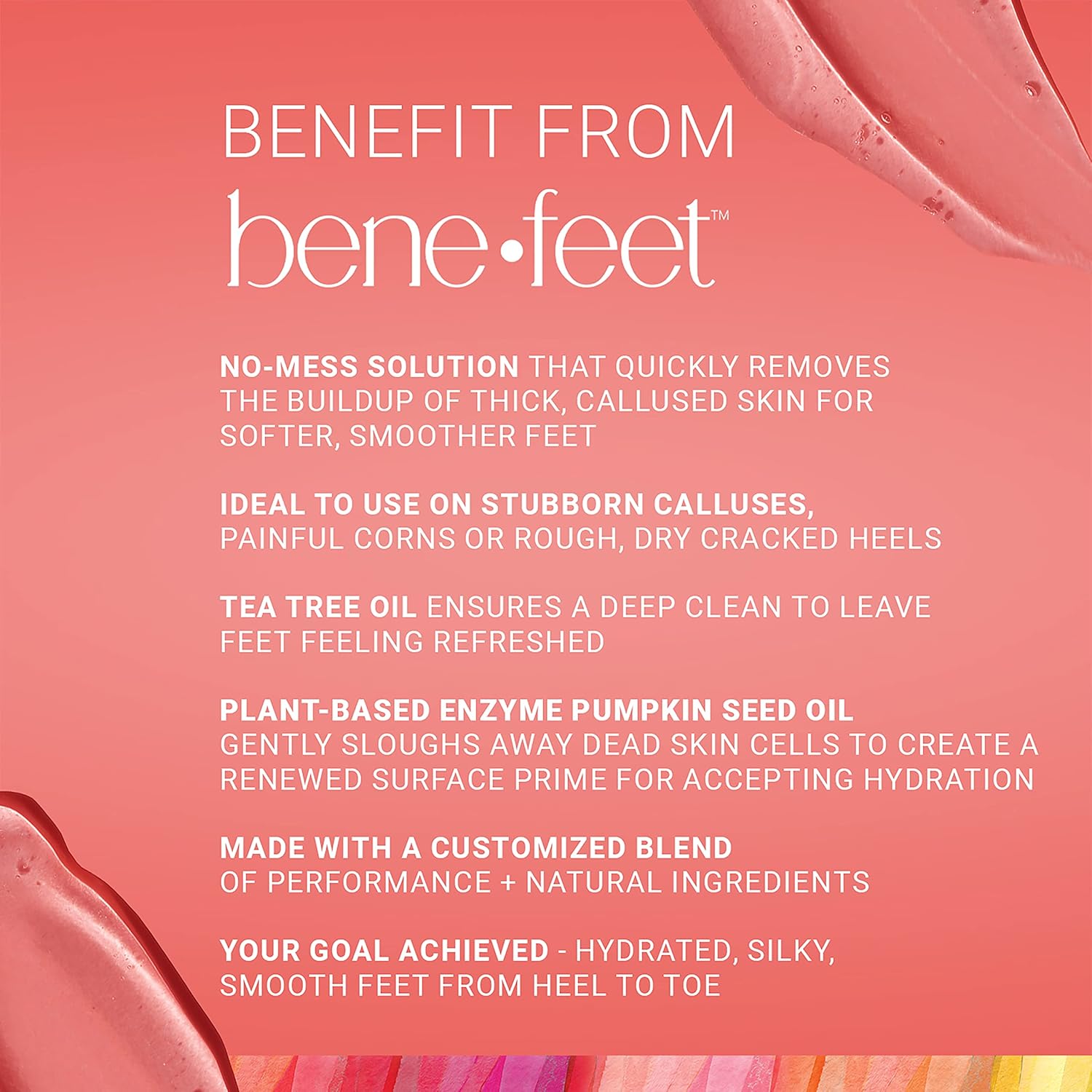Benefeet Foot Peel Spray 6.7 oz 1 Pack for Cracked Heels Corns Calluses with Shea Butter Apple Cider Vinegar Tea Tree Oil - Image 4