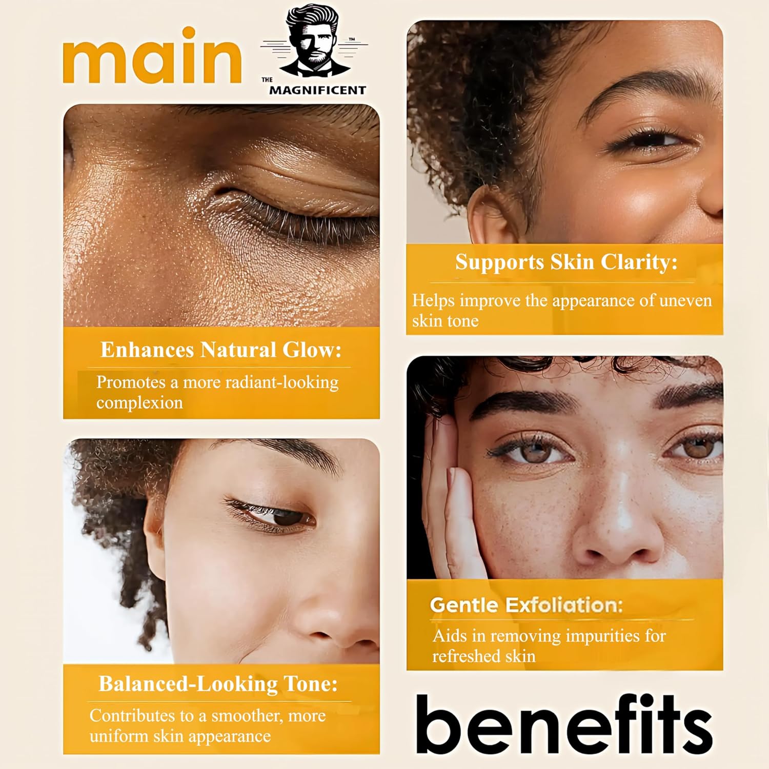The Magnificent Kojic Acid Brightening Soap Bars – Japanese Complex with Turmeric, Hyaluronic Acid, Vitamin C, Retinol, Shea Butter & Vitamin E(2Pack+Holder) (2Pack+H) - Image 6