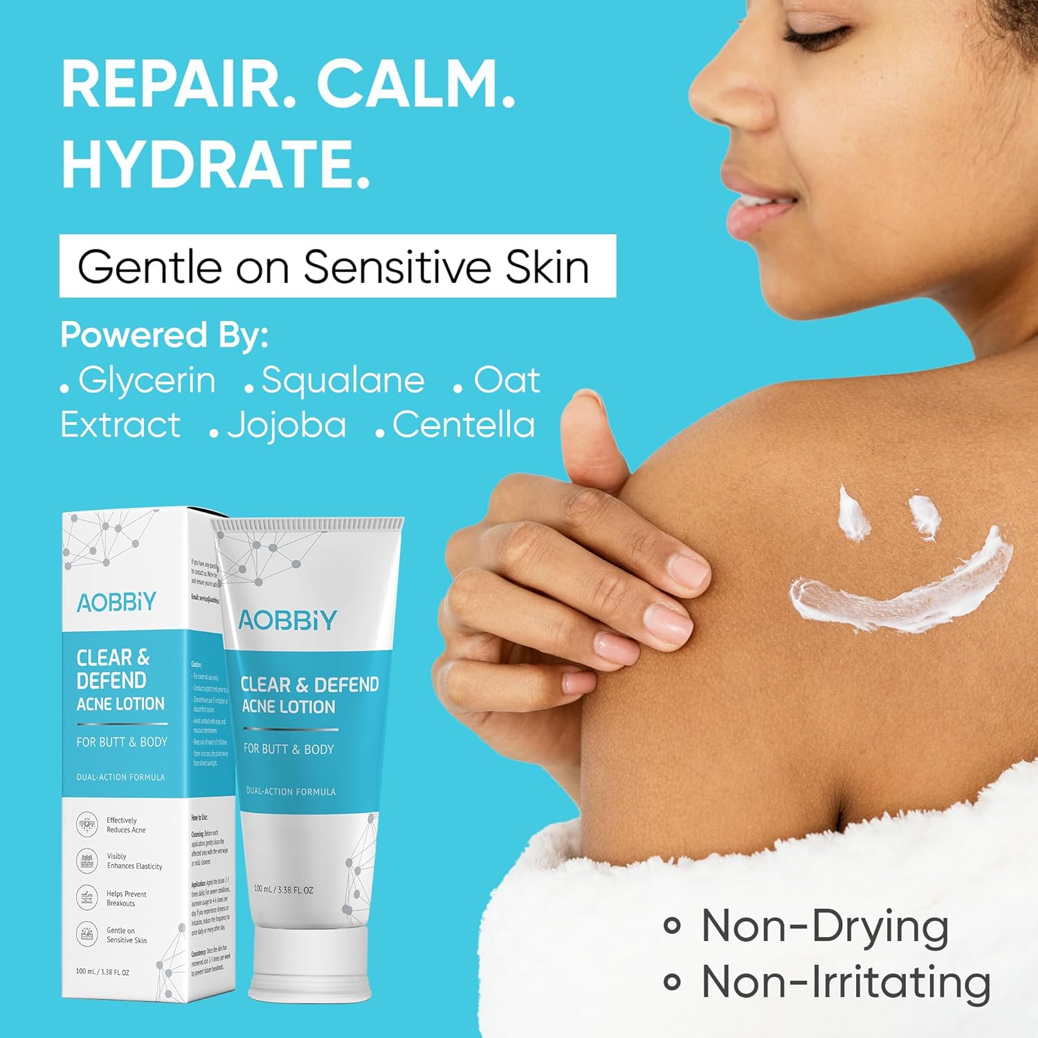 All Ages Butt Acne Clearing Treatment Cream 4 oz with Salicylic Acid Niacinamide - Image 4