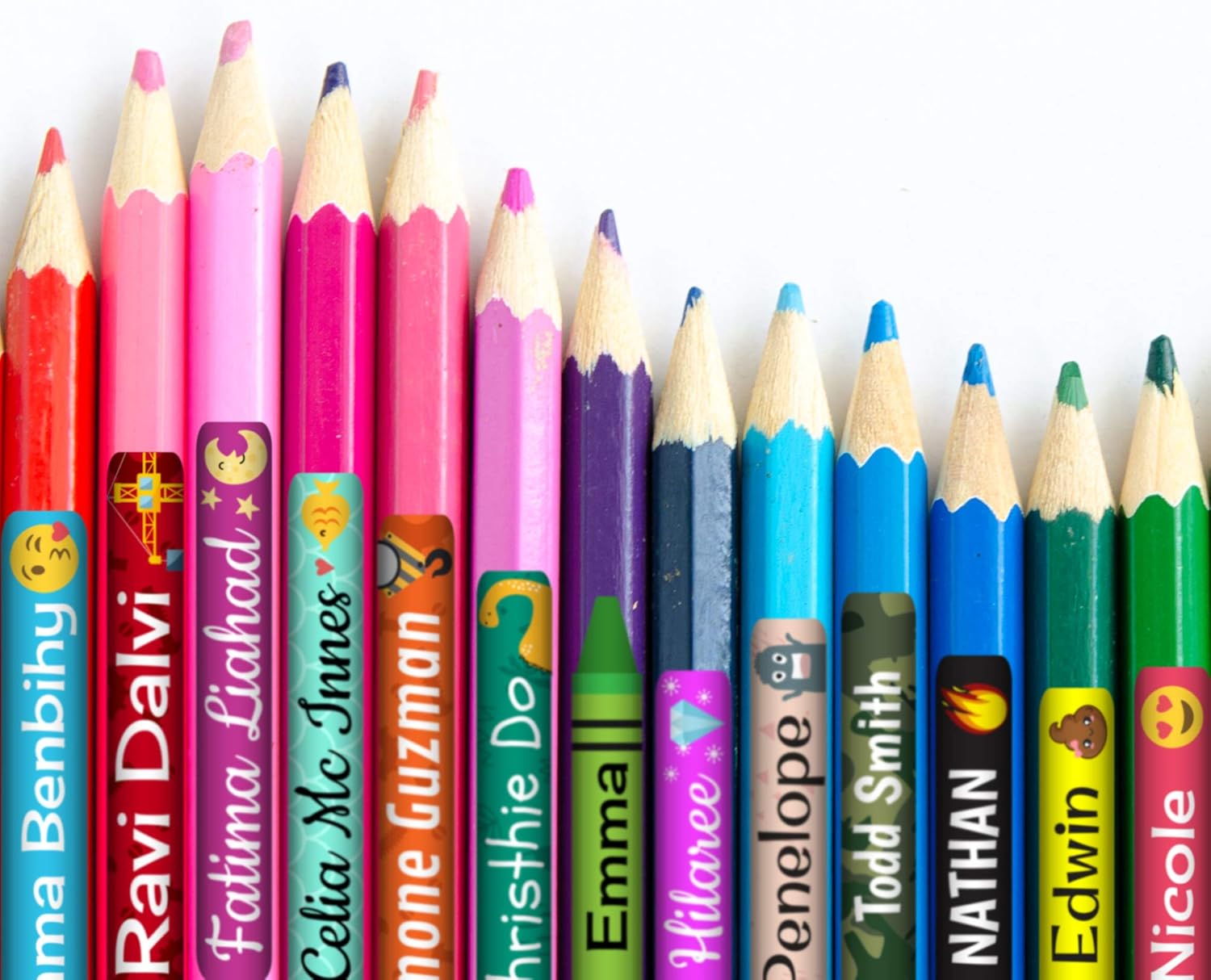 Lovable Labels Personalized Labels for Kids (85 Labels/Pack) - 3 Label Sizes Waterproof Dishwasher Safe Peel & Stick Labels for School Supplies Daycare Camp Clothing Bottles (Warriors) - Image 3