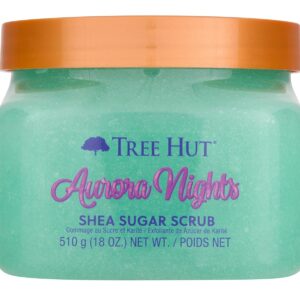 Tree Hut Aurora Nights Shea Sugar Scrub | Exfoliating Body Scrub Removes Dead, Dry Skin for a Soft & Hydrated Feel | Nourishing Essential Body Care | 18 fl oz.