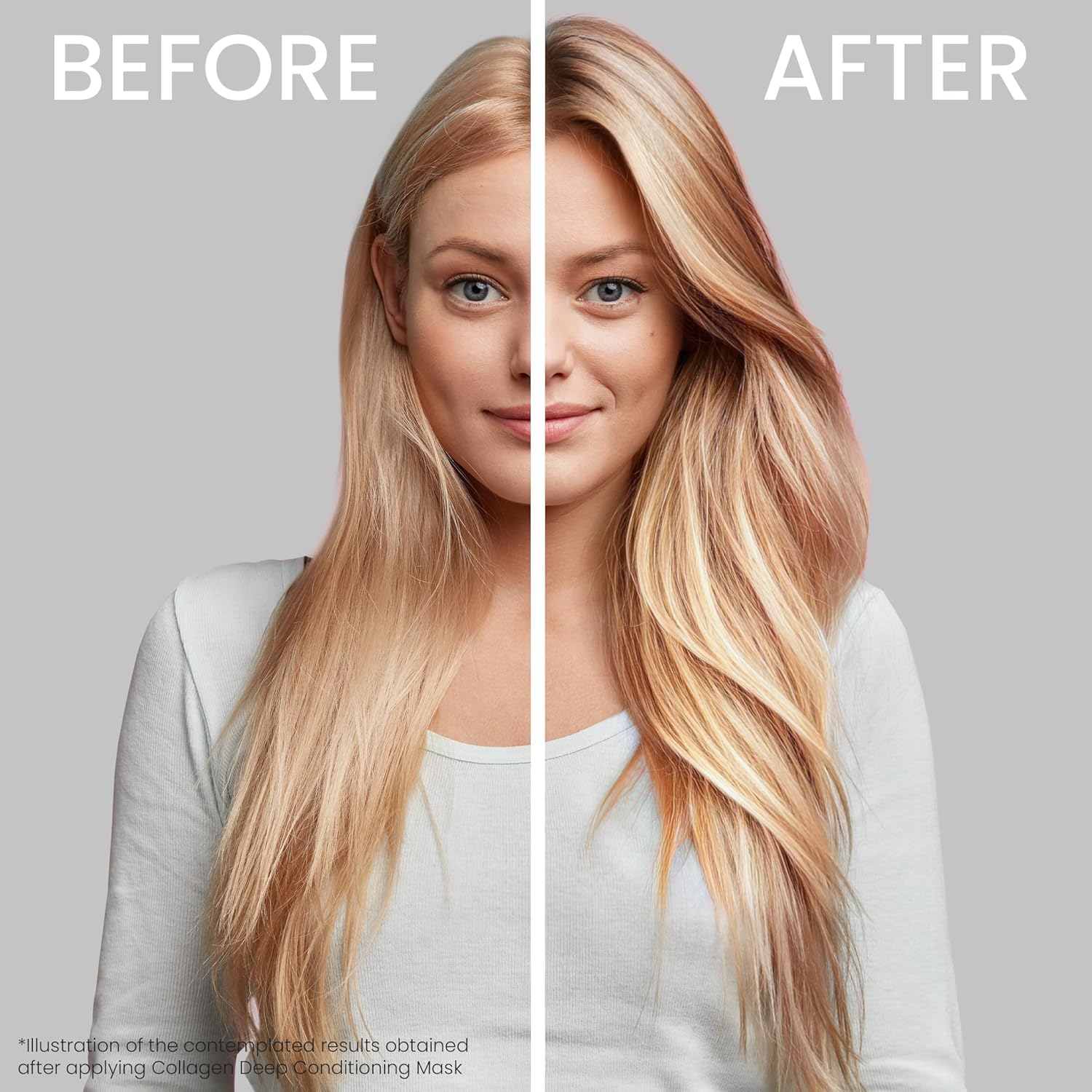 Hair Mask for Dry Damaged Hair and Growth, Deep Conditioner for Dry Damaged Hair, Hair Mask for Bleached Damaged Hair, Deep Conditioning Hair Mask Collagen with Hyaluronic Acid - Image 2