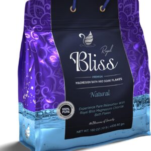 Magnesium Bath & Foot Soak | Salt Flake 10 LB (160 OZ), Super Value Pack | Natural Salts for Relaxation, Wellness & Muscle Relief, Soaking, Recovery & Stress Relief - 10 LB (160 OZ)
