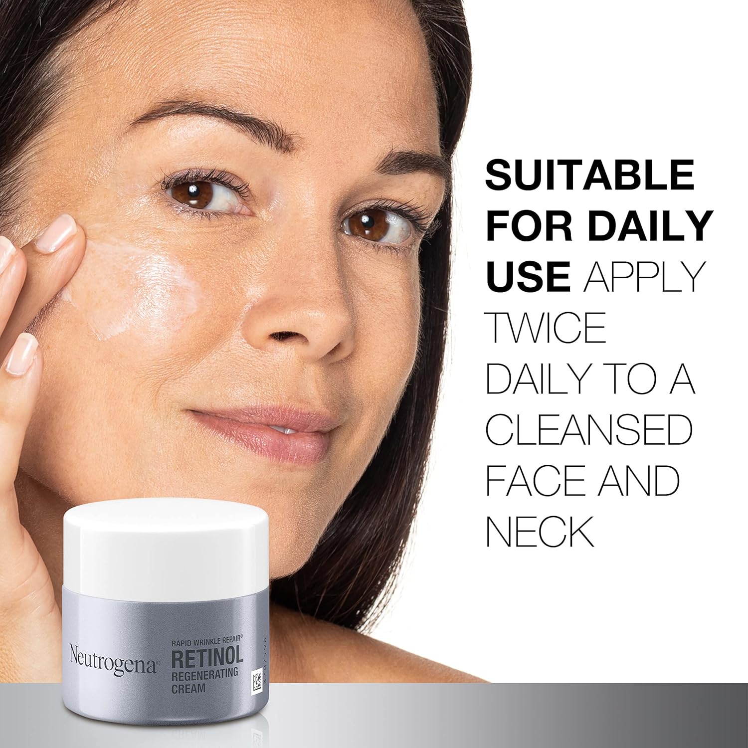 Neutrogena Rapid Wrinkle Repair Retinol Face Moisturizer 1.7 oz Duo with Hydro Boost Cleanser 0.5 oz - Image 4